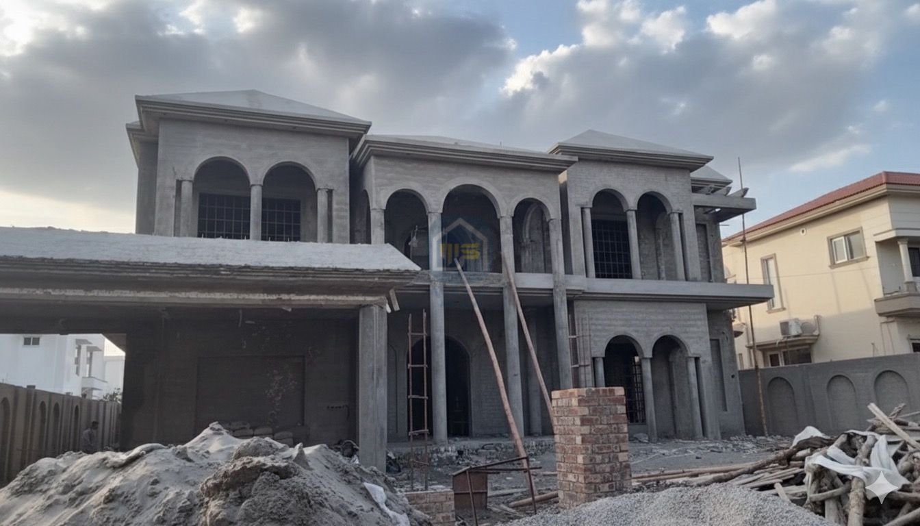 2 Kanal Grey Structure Cost in Lahore in 2025
